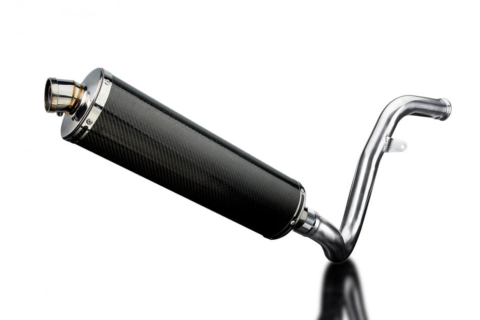 KTM RC390  390 DUKE 17-20 DECAT 450mm OVAL CARBON BSAU SILENCER EXHAUST KIT