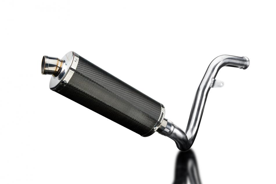 KTM RC390  390 DUKE 17-20 DECAT 350mm OVAL CARBON BSAU SILENCER EXHAUST KIT