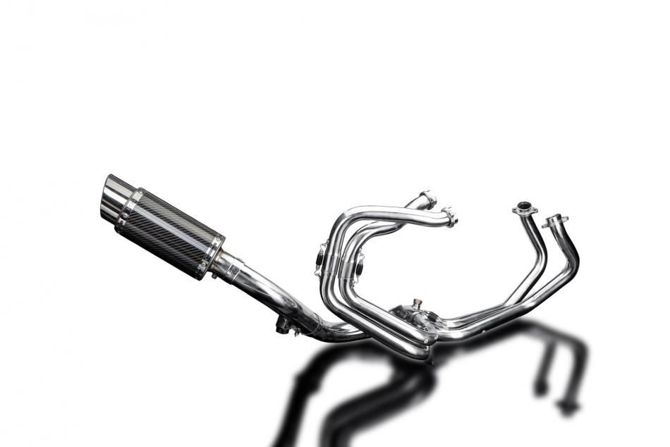 HONDA VFR800X CROSSRUNNER 11-14 FULL EXHAUST 200mm CARBON ROUND SILENCER