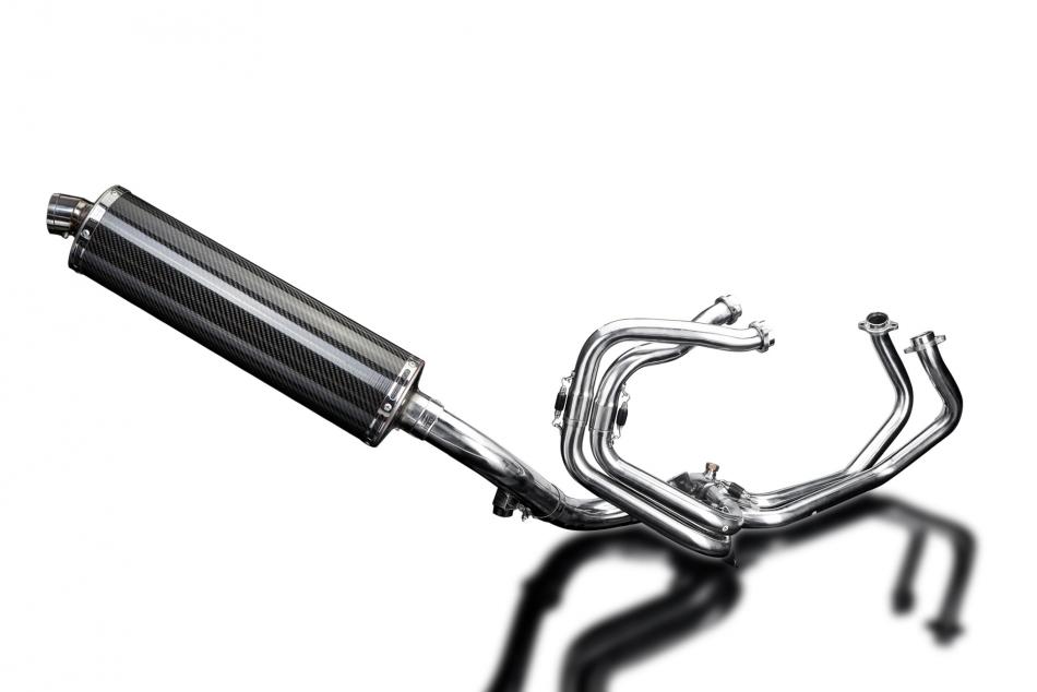 HONDA VFR800X CROSSRUNNER 11-14 FULL EXHAUST 450mm CARBON OVAL SILENCER