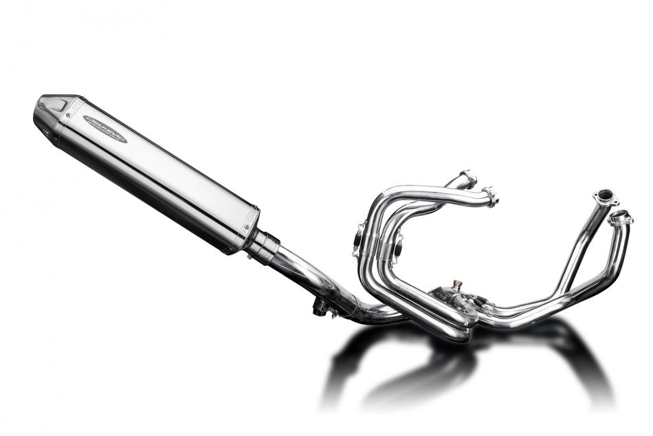 Honda VFR800X Crossrunner 2011-14 Exhaust 4-1 420mm Tri-Oval Stainless Silencer