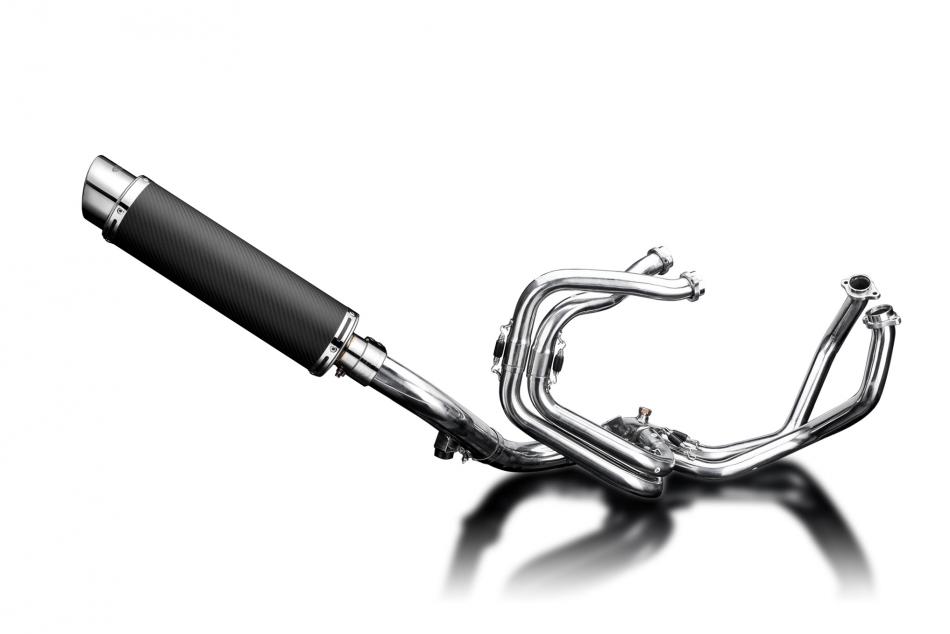 HONDA VFR800X CROSSRUNNER 11-14 FULL EXHAUST 350mm CARBON ROUND SILENCER