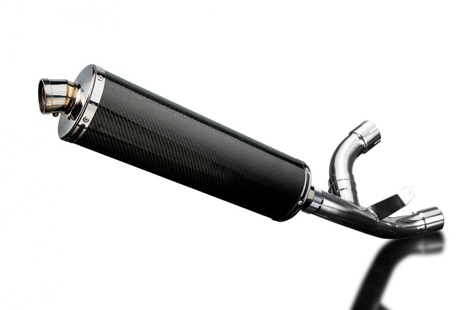 DUCATI SUPERSPORT 939 2017-2019 DECAT 450mm OVAL CARBON BSAU EXHAUST KIT