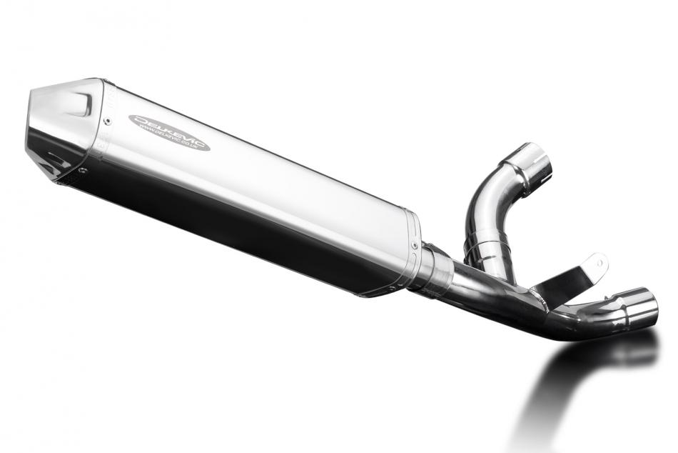 SUPERSPORT 939 2017 / DE-CAT TRI-OVAL 420mm (17 inch) RH SILENCER 304 STAINLESS STEEL