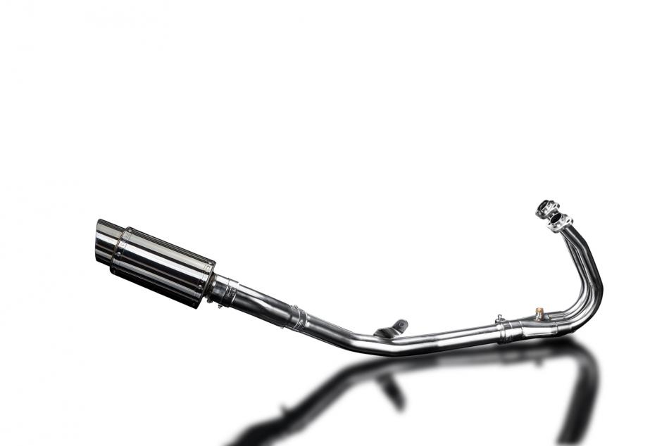 KAWASAKI NINJA 400 Z400 2018-22 FULL EXHAUST 200mm STAINLESS ROUND SILENCER