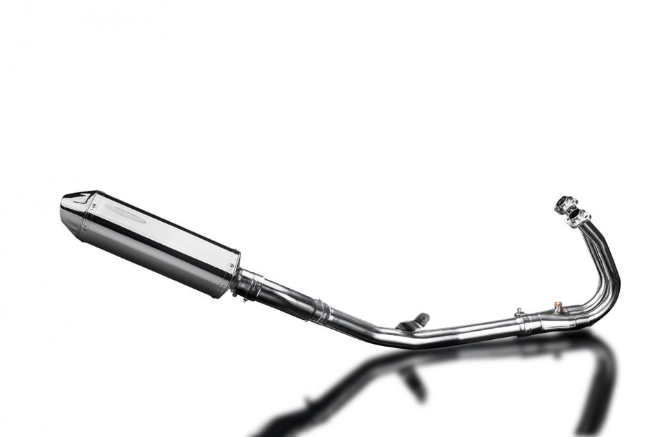 KAWASAKI NINJA 400 Z400 2018-22 FULL EXHAUST 320mm STAINLESS TRI BSAU SILENCER