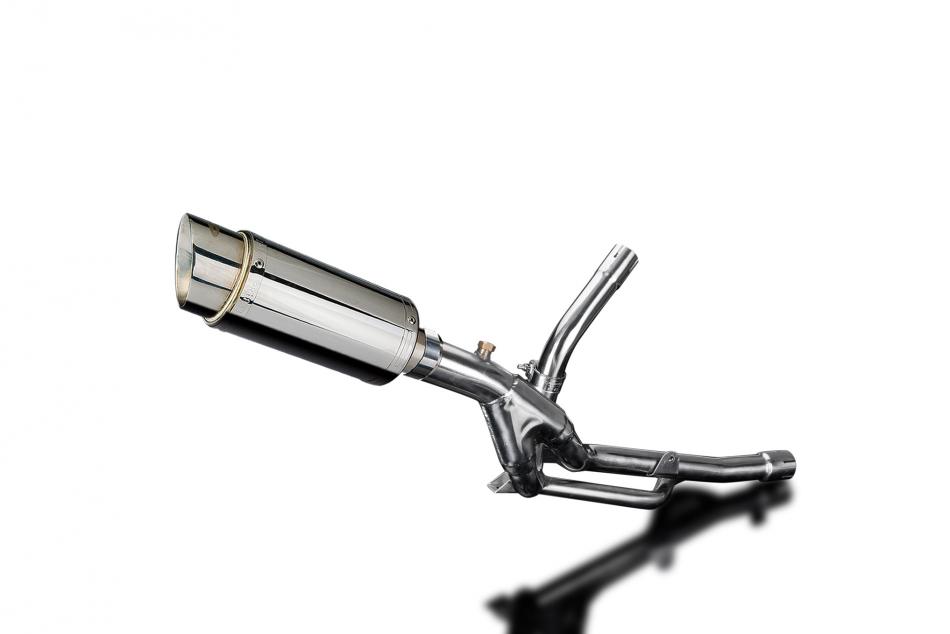 Suzuki DL650 V-Strom 2017-2023 200mm Round Stainless Exhaust Silencer Can Kit