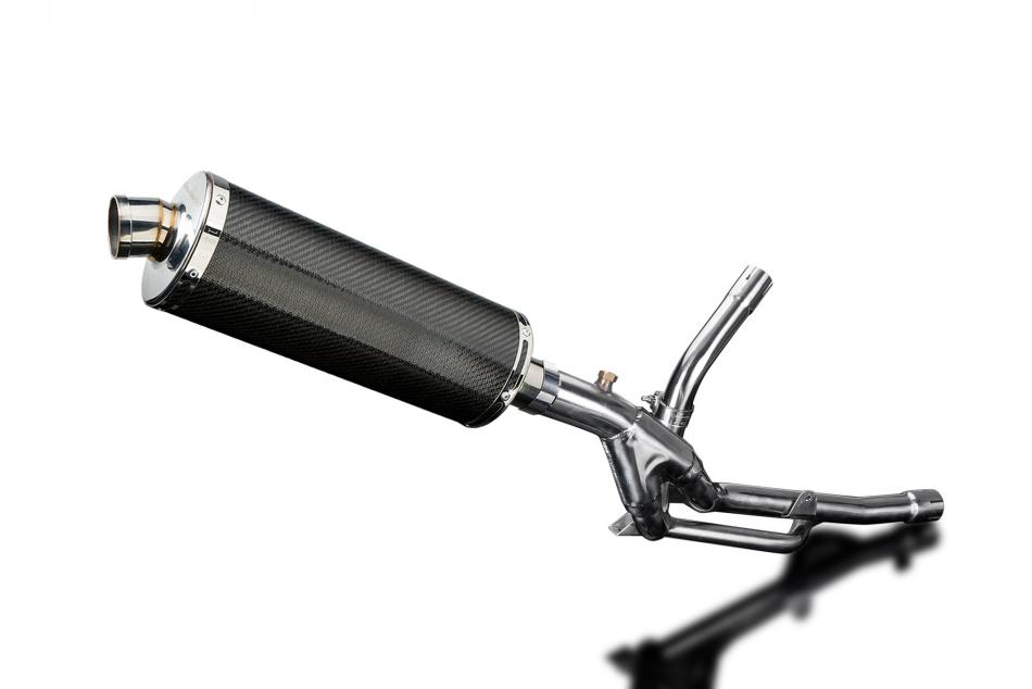 Suzuki DL650 V-Strom 2017-2023 350mm Oval Carbon Exhaust Silencer Can Kit