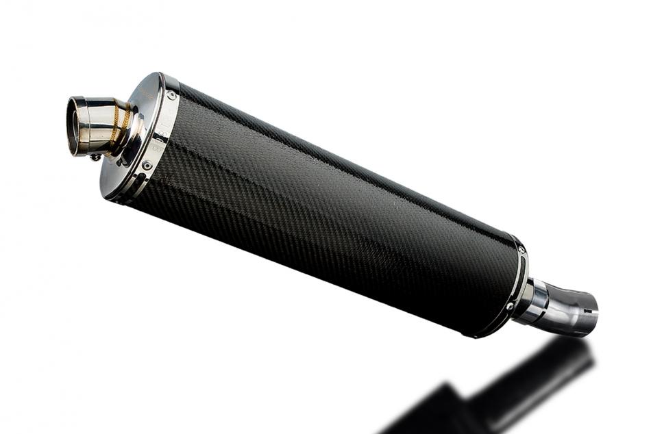 HONDA CB1000R NEO 2018-19 450mm OVAL CARBON BSAU SILENCER EXHAUST KIT