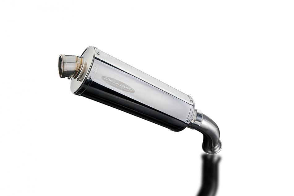 KTM 790 DUKE 2018-19 350mm OVAL STAINLESS BSAU SILENCER EXHAUST KIT