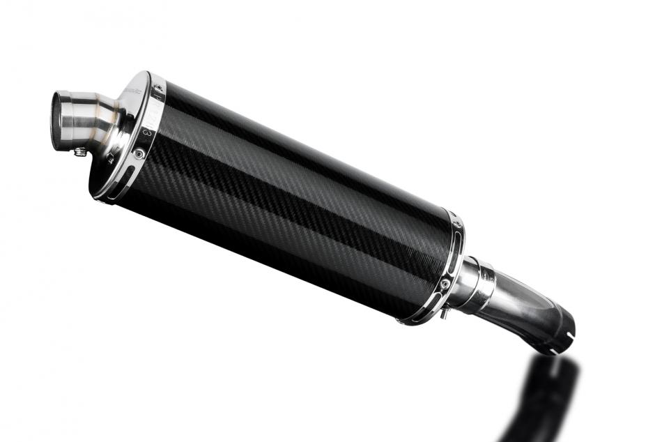 KAWASAKI Z900RS Z900SE 2018-2024 350mm OVAL CARBON BSAU SILENCER EXHAUST KIT