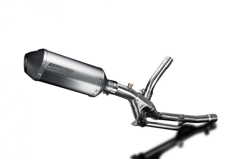 Suzuki DL650 V-Strom 2017-2023 260mm X-Oval Titanium Exhaust Silencer Can Kit