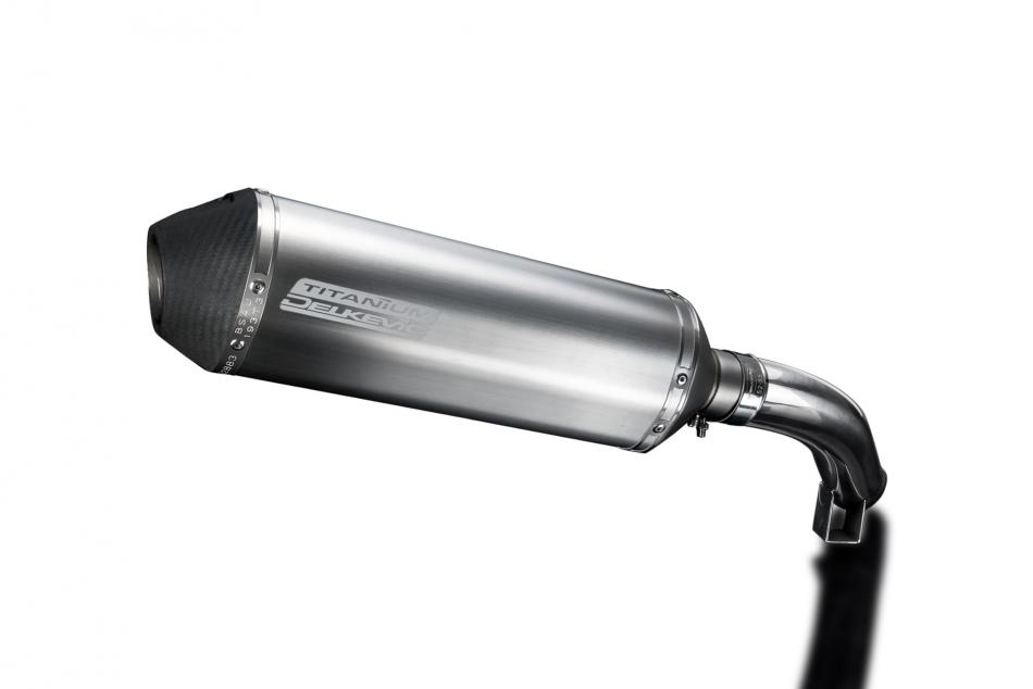 KAWASAKI KLZ1000 VERSYS 2019-2024 343mm X-OVAL TITANIUM EXHAUST SILENCER KIT