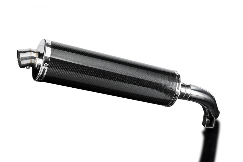 KAWASAKI KLZ1000 VERSYS 2019-2024 450mm OVAL CARBON SILENCER EXHAUST KIT