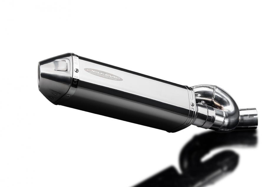 TRIUMPH STREET TRIPLE 765RS 2017-22 TRI-OVAL 320mm R/H SILENCER STAINLESS STEEL