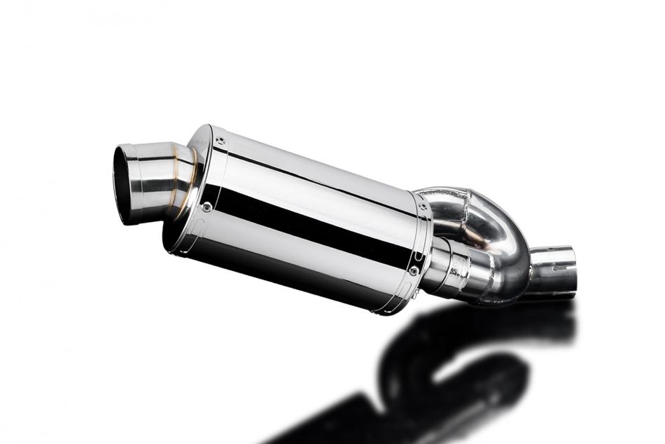 TRIUMPH STREET TRIPLE 765RS 2017-22 SS70 OVAL 225mm STAINLESS STEEL SILENCER