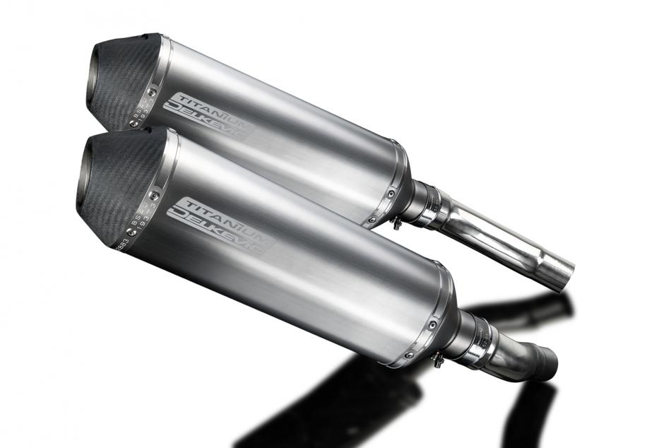 Triumph Street Triple R 2009-2012 343mm X-Oval Titanium Exhaust Silencer Kit