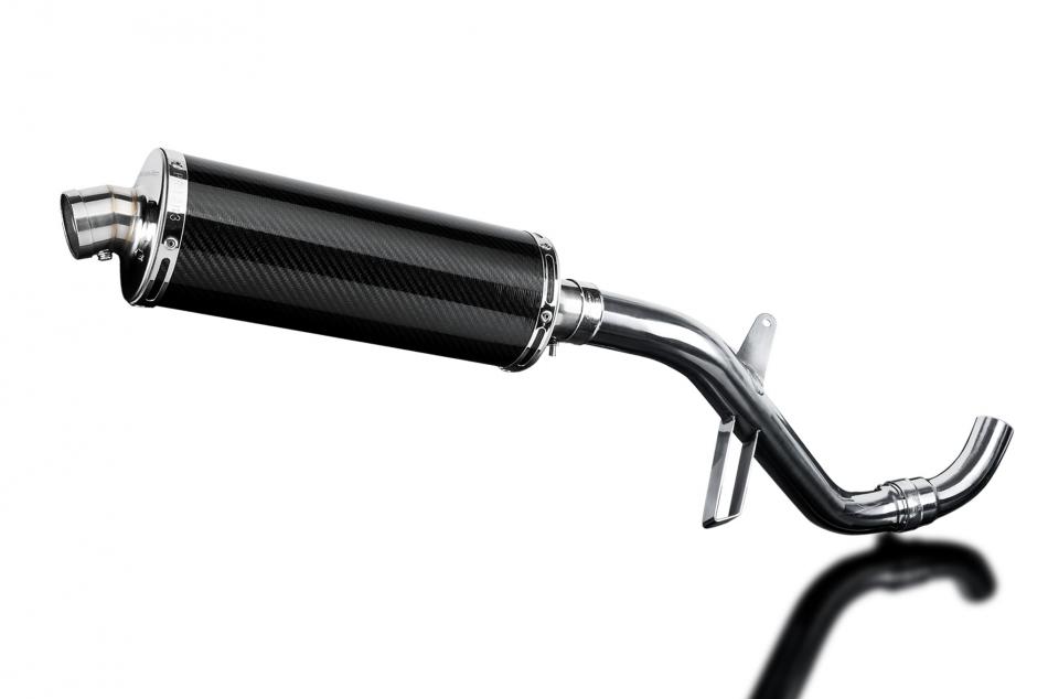 DUCATI MULTISTRADA 1200S 1260S 2015- TOURING 350mm OVAL CARBON EXHAUST KIT