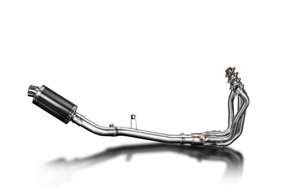 KAWASAKI Z900 20-23 FULL 4-1 EXHAUST SYSTEM 225mm CARBON OVAL SILENCER