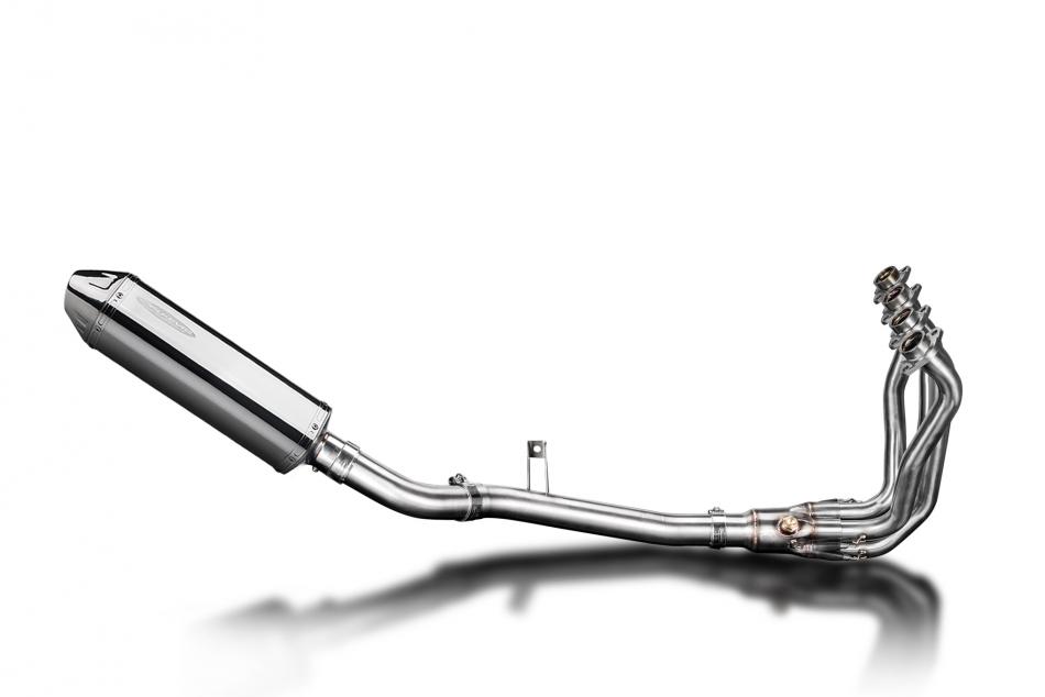 KAWASAKI Z900 20-23 FULL 4-1 EXHAUST SYSTEM 320mm STAINLESS TRI BSAU SILENCER