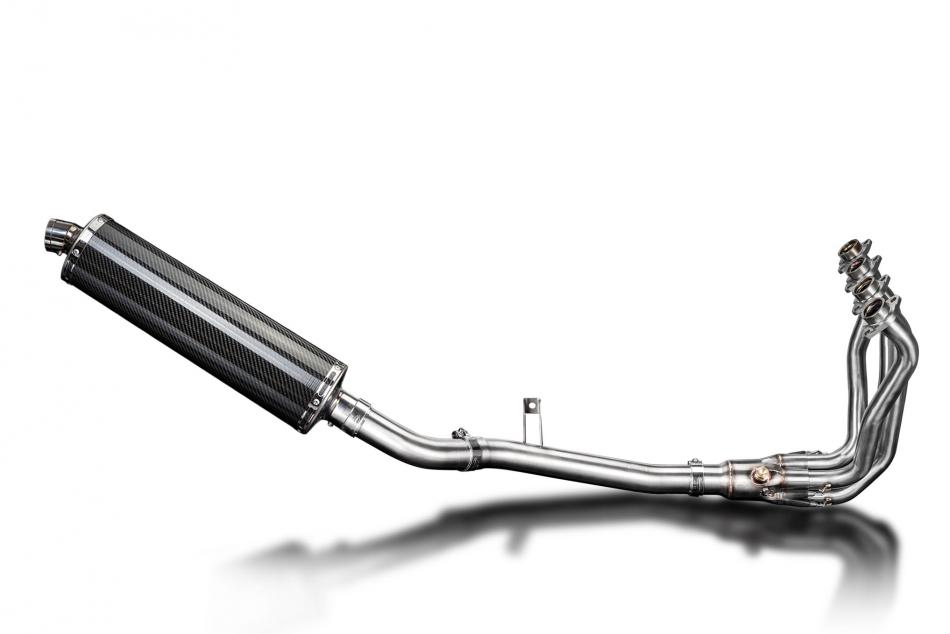 Kawasaki Z900 A2 DJF DJK 2018-2020 Exhaust System 450mm Oval Carbon Silencer