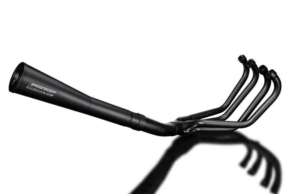 HONDA CB750K SOHC 1969-1976 FULL CERAMIC STAINLESS EXHAUST CLASSIC MEGAPHONE