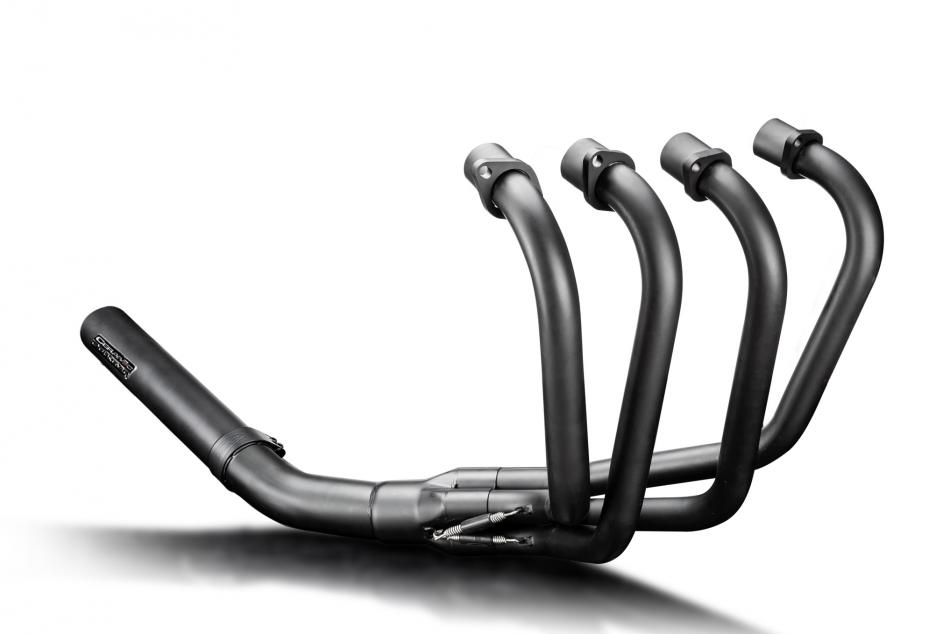 Honda CB750K7 77-78 Exhaust 4-1 Straight Silencer Black Ceramic Coated Stainless