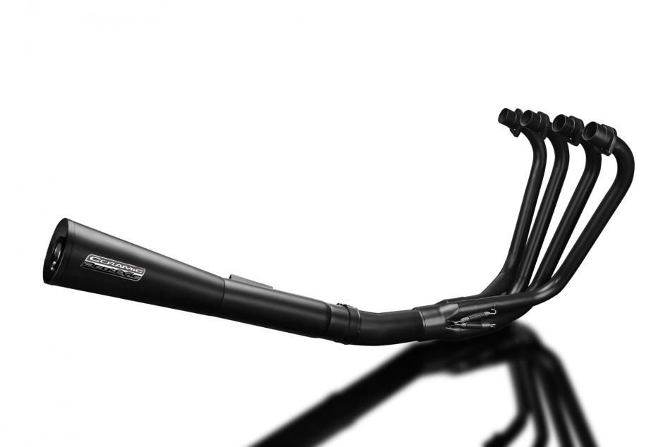 Kawasaki Z750E 1980-82 Exhaust 4-1 Megaphone Silencer Ceramic Coated Stainless