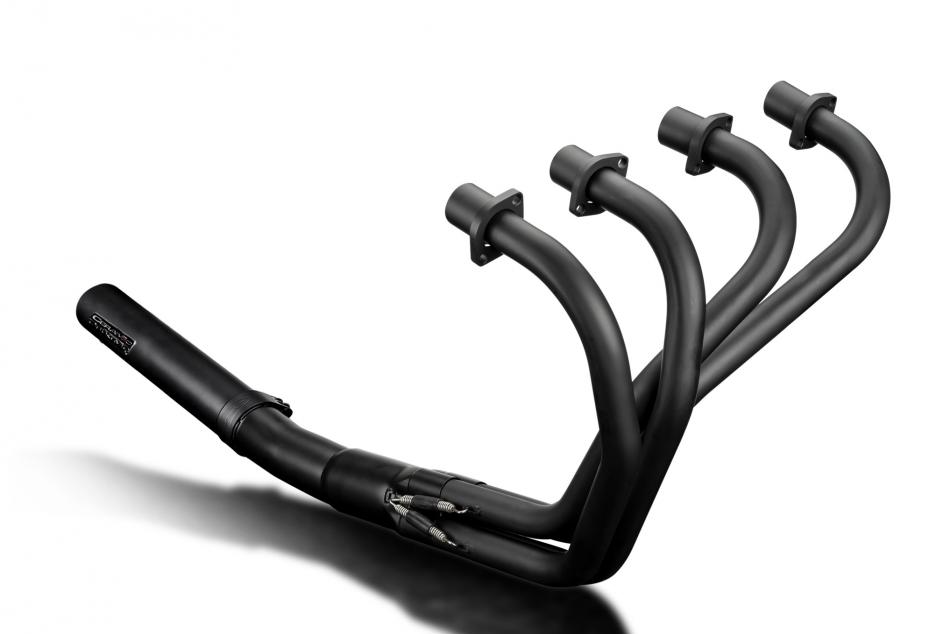 Honda CB400F Four 75-77 Full Exhaust 4-1 Stainless Ceramic Straight Silencer