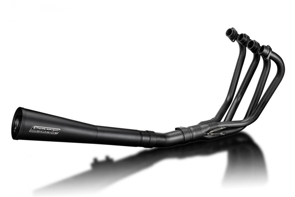 Honda CB750SC Nighthawk 82-83 Exhaust 4-1 Megaphone Can Ceramic Coated Stainless