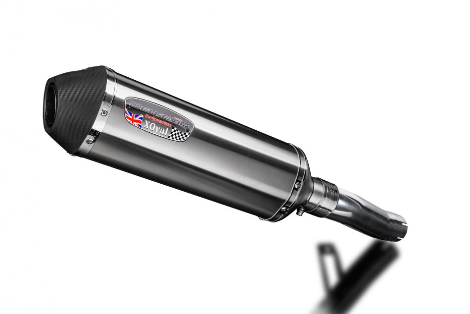 HONDA CBF600 S N ABS 2008-2012 343mm O-OVAL STAINLESS SILENCER EXHAUST KIT