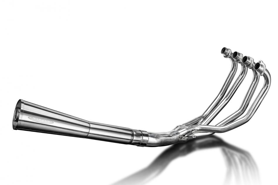 Yamaha XJ750 Maxim 1982-1986 4-1 Exhaust Classic Stainless Megaphone Silencer