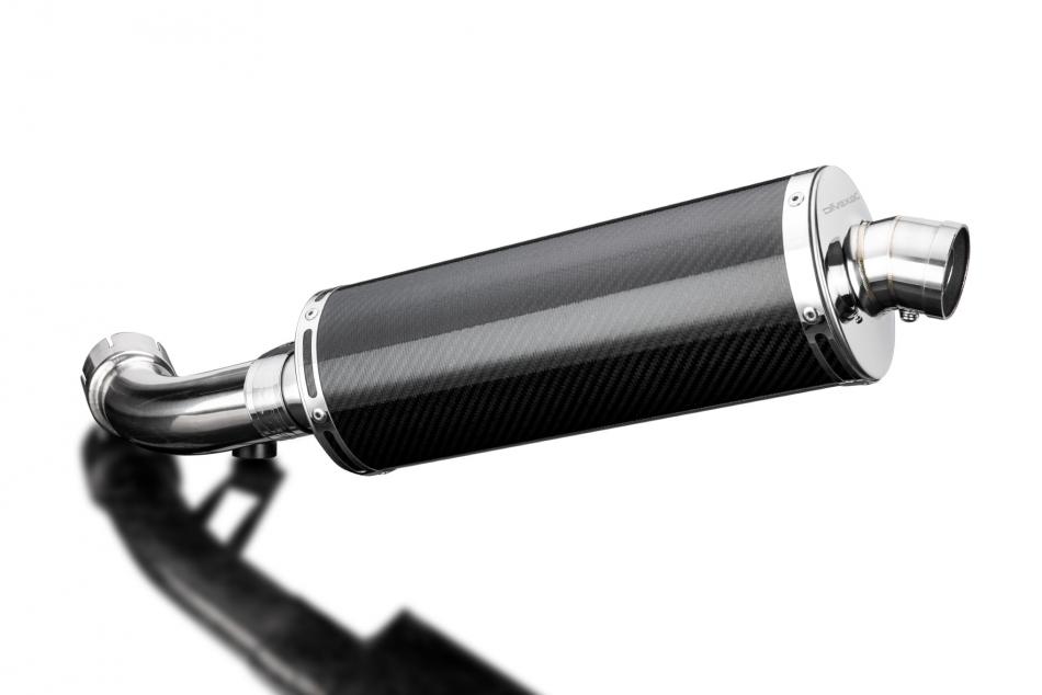 NORGE 1200T 2006-2009 / V1200 SPORT 2007-2010 / OVAL 350mm (14 inch) CARBON FIBRE SILENCER