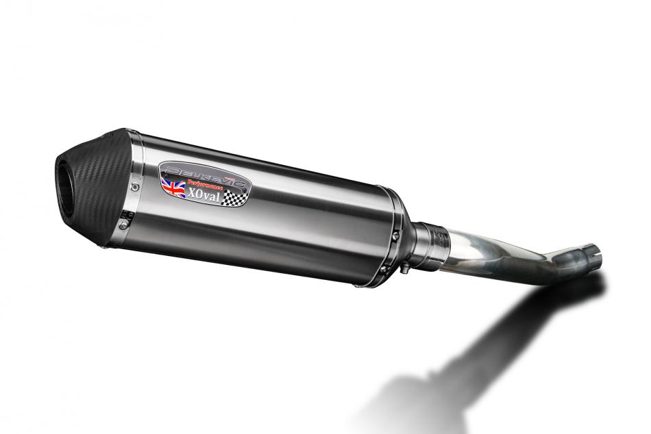 TDM850 (ALL MODELS) 1991-2001 / XOVAL 343mm (13.5 inch) RH SILENCER BRUSH 304 STAINLESS STEEL