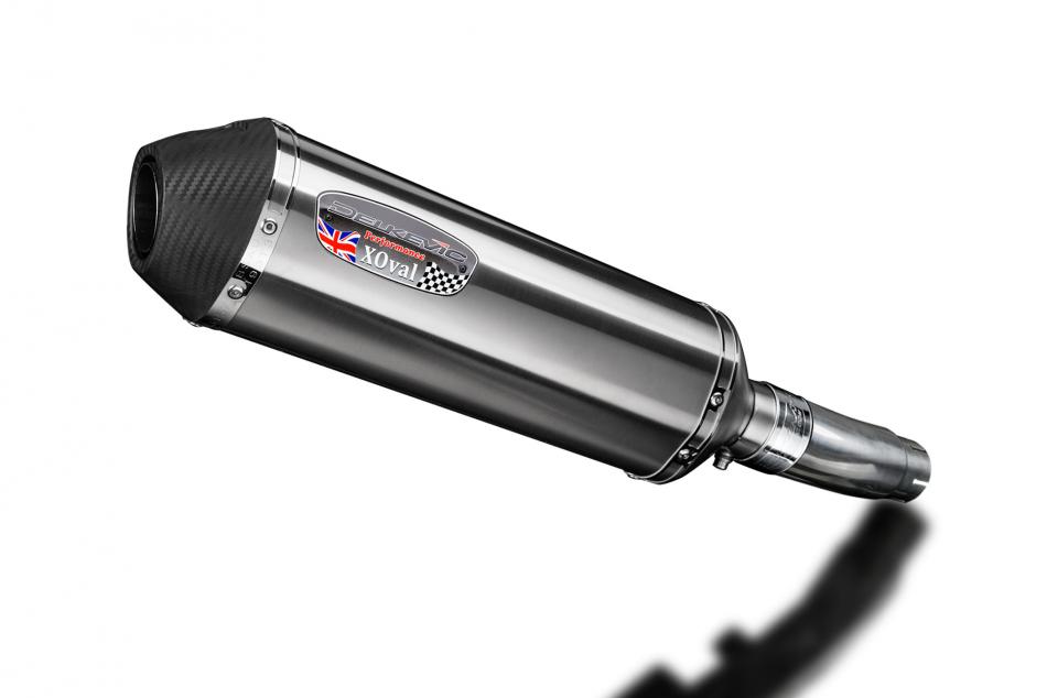 Suzuki SFV650 Gladius 2009-2016 343mm X-Oval Stainless Exhaust Silencer Can Kit