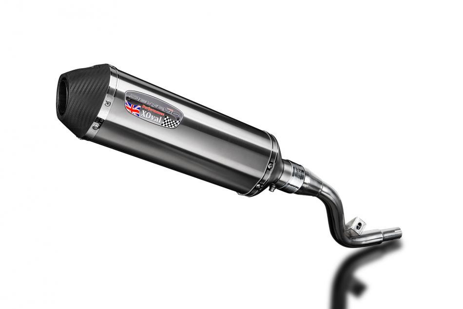 Suzuki DR125 SM 2005-2014 343mm X-Oval Stainless Exhaust Silencer Can Kit
