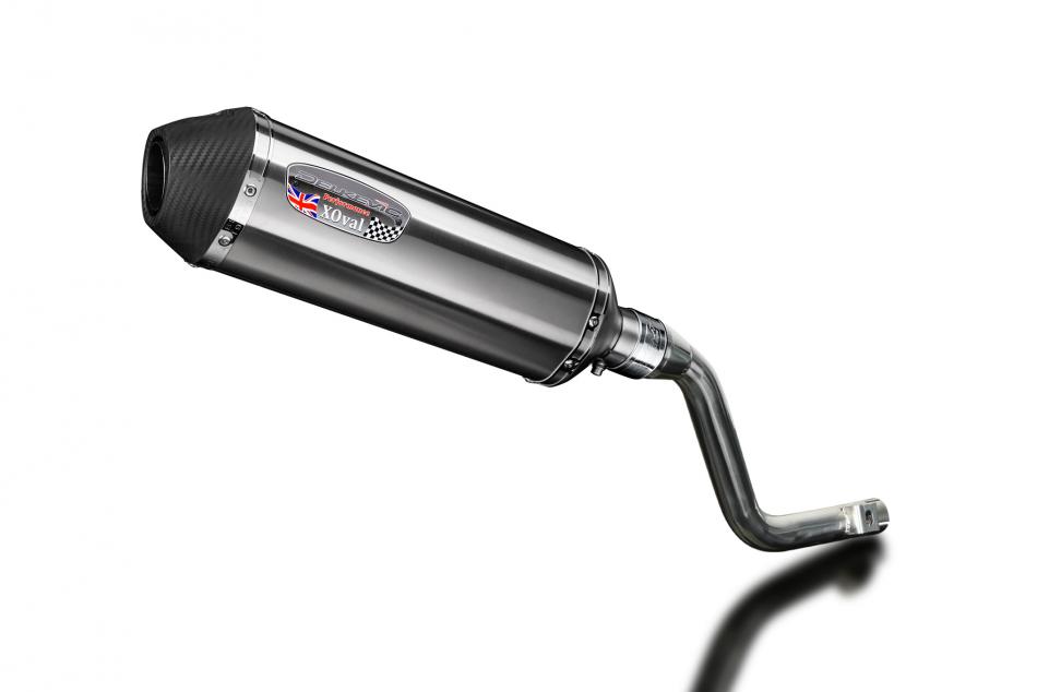 Honda XR125L 2003-2010 343mm X-Oval Stainless Exhaust Silencer Can Kit