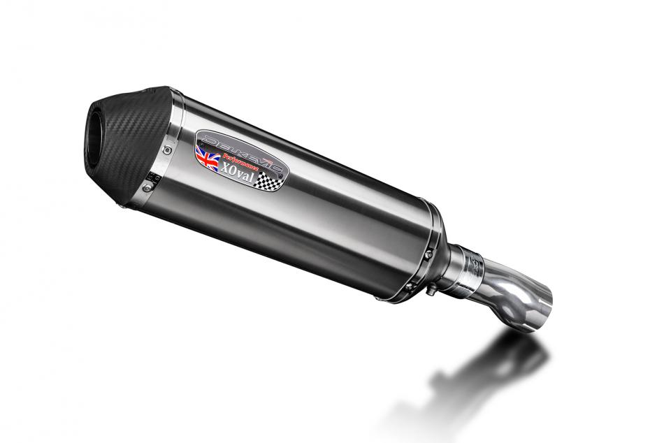 BMW S1000RR 2010-2014 343mm X-Oval Stainless Exhaust Silencer Can Kit