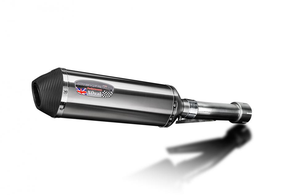 Honda GB400F F2 TT H3 NC20 85-89 343mm X-Oval Stainless Exhaust Silencer Can Kit