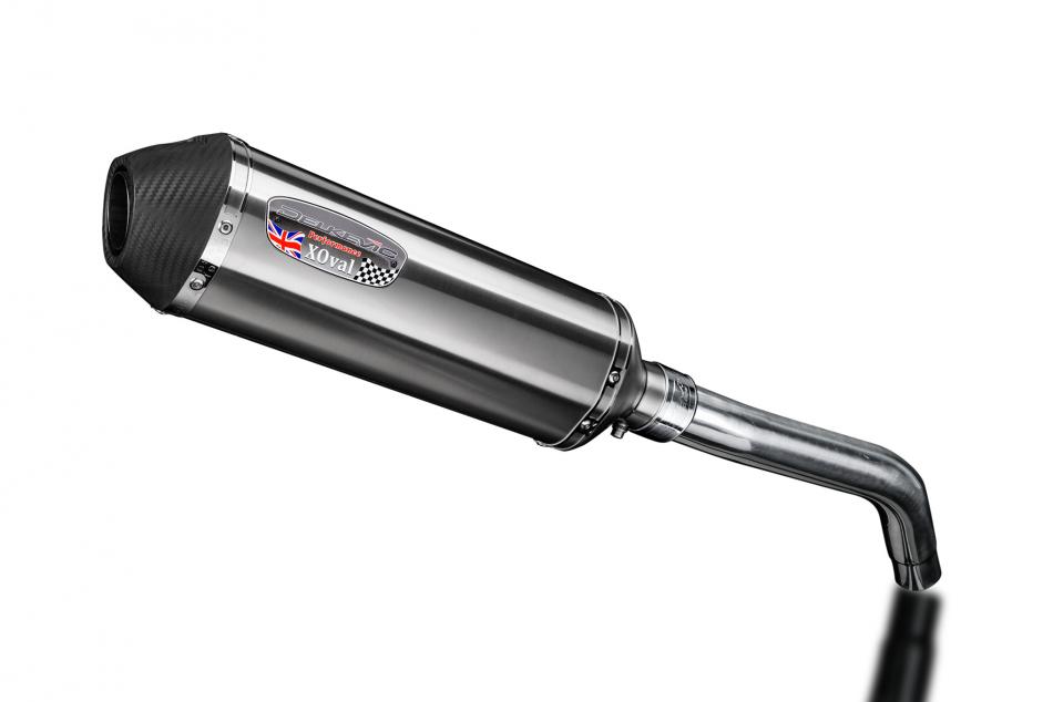 Triumph Tiger 800 XR 2015-2019 343mm X-Oval Stainless Exhaust Silencer Can Kit