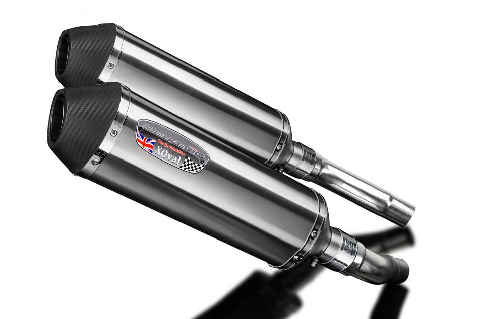 Triumph Street Triple R 2009-2012 343mm X-Oval Stainless Exhaust Silencer Kit