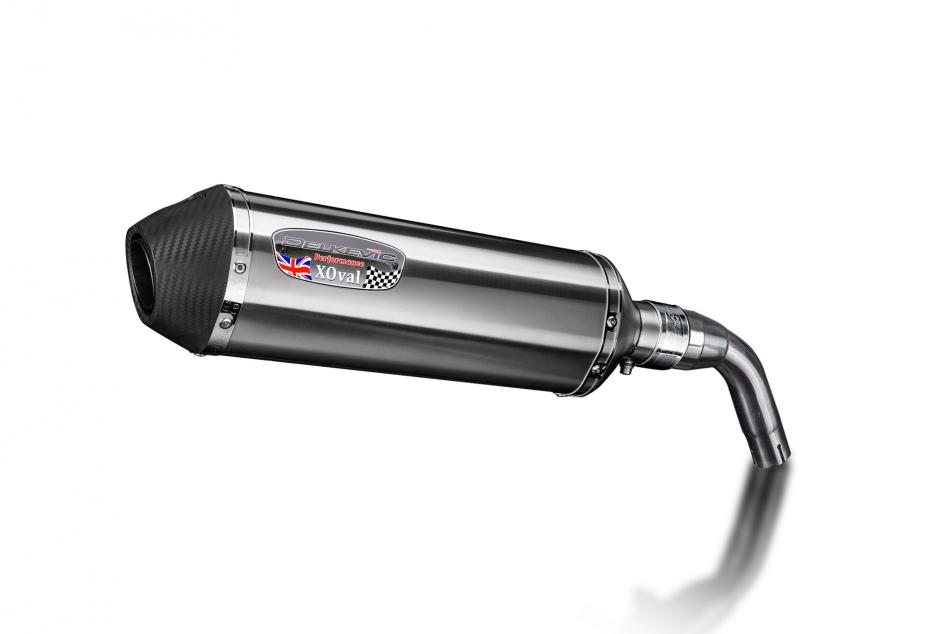 Honda MSX125 Grom 2013-2015 343mm X-Oval Stainless Exhaust Silencer Can Kit
