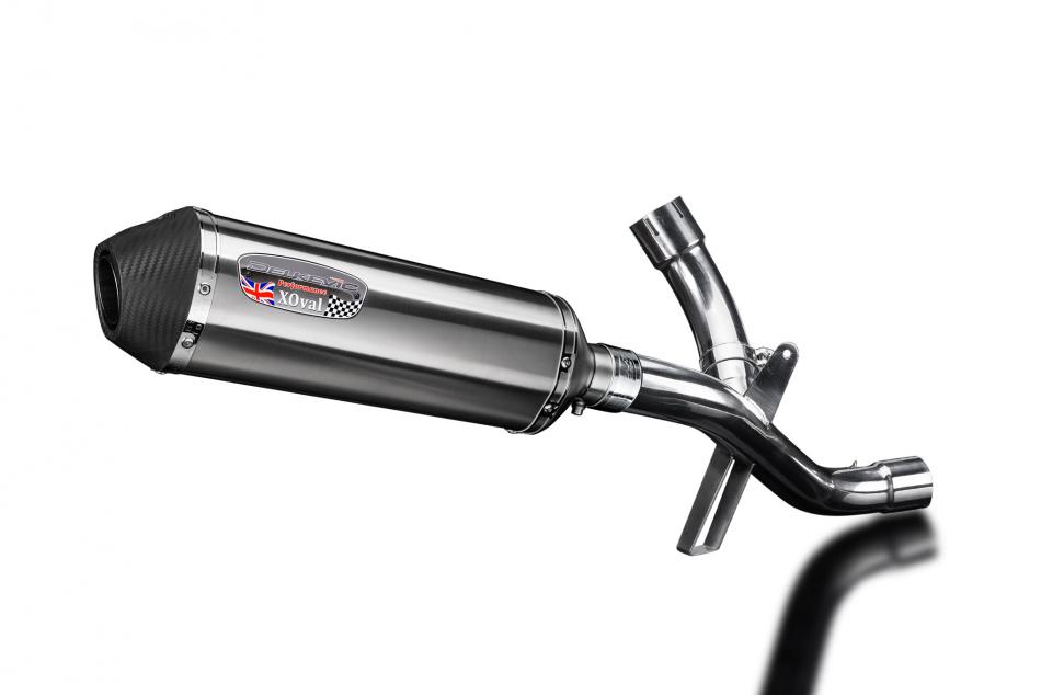 Ducati Multistrada 1200 2016-18 343mm X-Oval Stainless Exhaust Silencer Can Kit