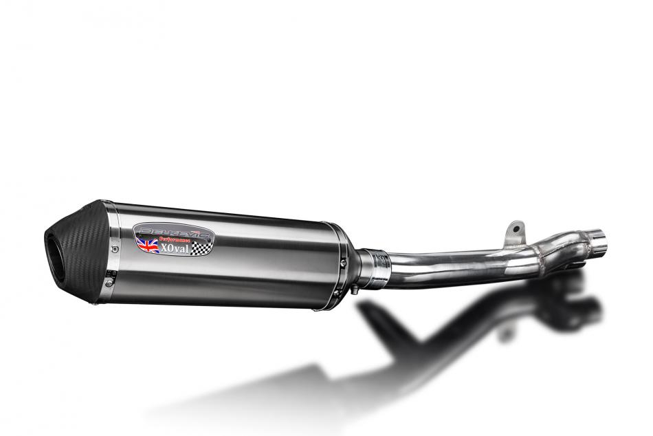 Honda NT650V Deauville 1998-2005 343mm X-Oval Stainless Exhaust Silencer Can Kit