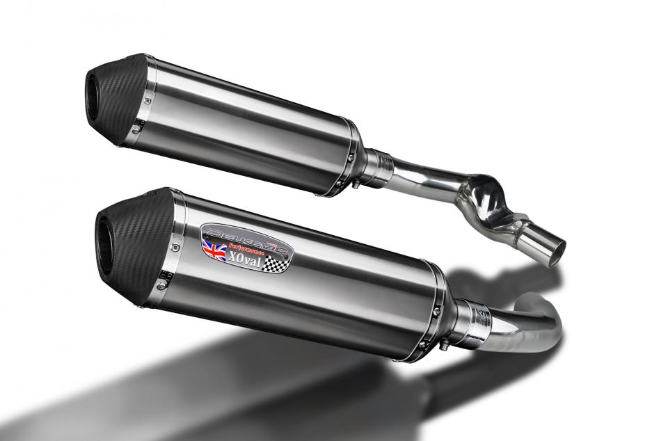 Honda CBR1000F 1987-1999 343mm X-Oval Stainless Exhaust Silencer Can Kit
