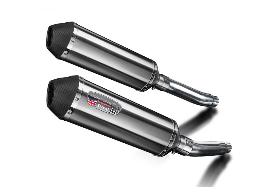 Yamaha TRX850 1995-1999 343mm X-Oval Stainless Exhaust Silencer Can Kit