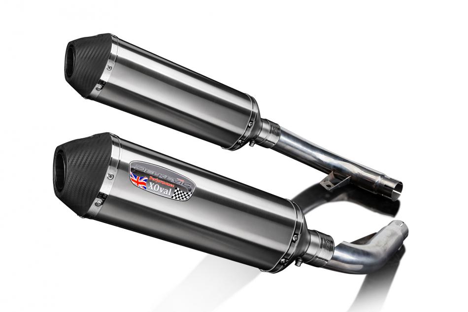 Honda CBF1000 GT ABS 2006-2011 343mm X-Oval Stainless Exhaust Silencer Can Kit