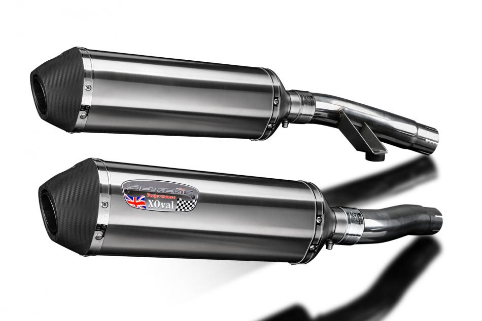 Triumph Sprint Executive 1998 343mm X-Oval Stainless Exhaust Silencer Can Kit