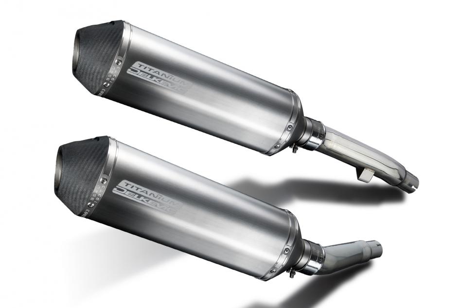 Yamaha XJ900S Diversion 1994-2003 343mm X-Oval Titanium Exhaust Silencer Can Kit