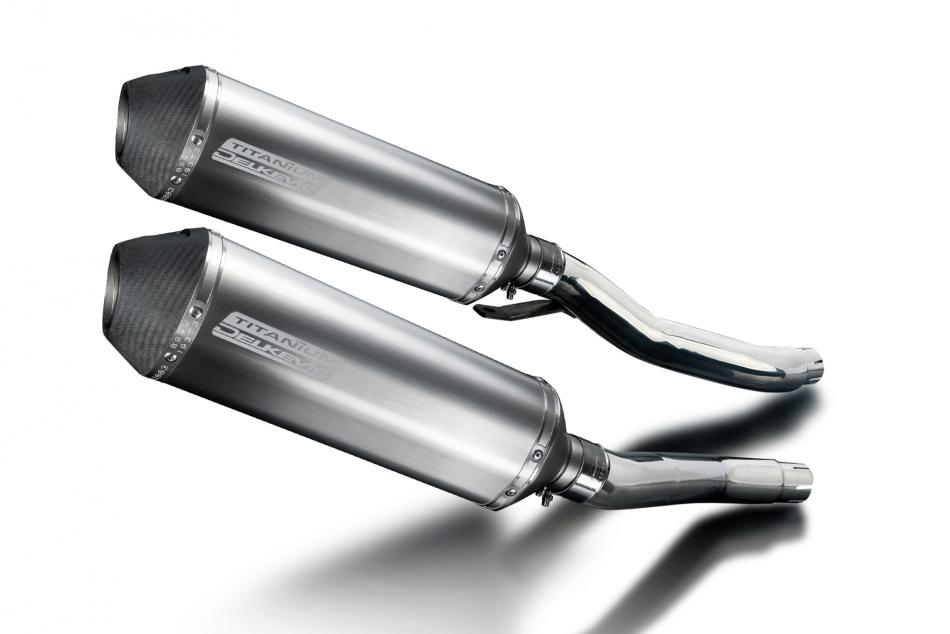 Yamaha XJ600 N/S Diversion 92-04 343mm X-Oval Titanium Exhaust Silencer Can Kit